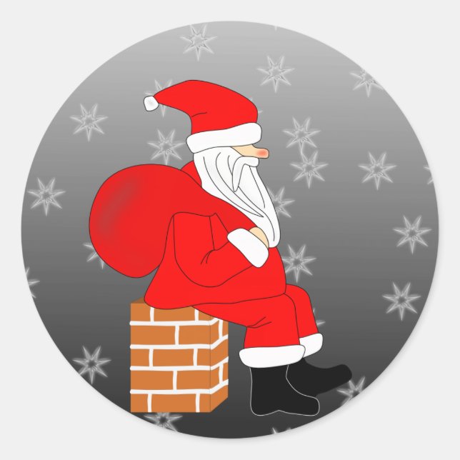 Pegatina Redonda San Nicolás (Anverso)