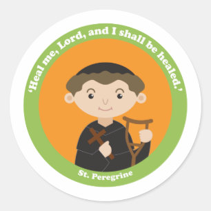 Pegatina Redonda San Peregrino