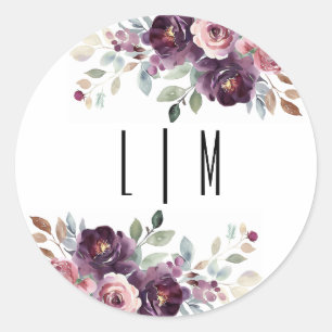 Pegatina Redonda Sangria