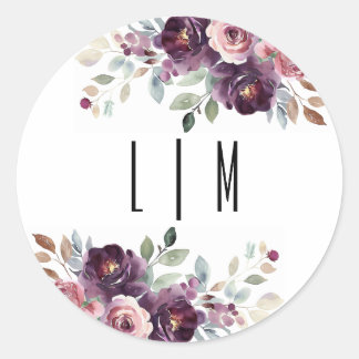 Pegatina Redonda Sangria