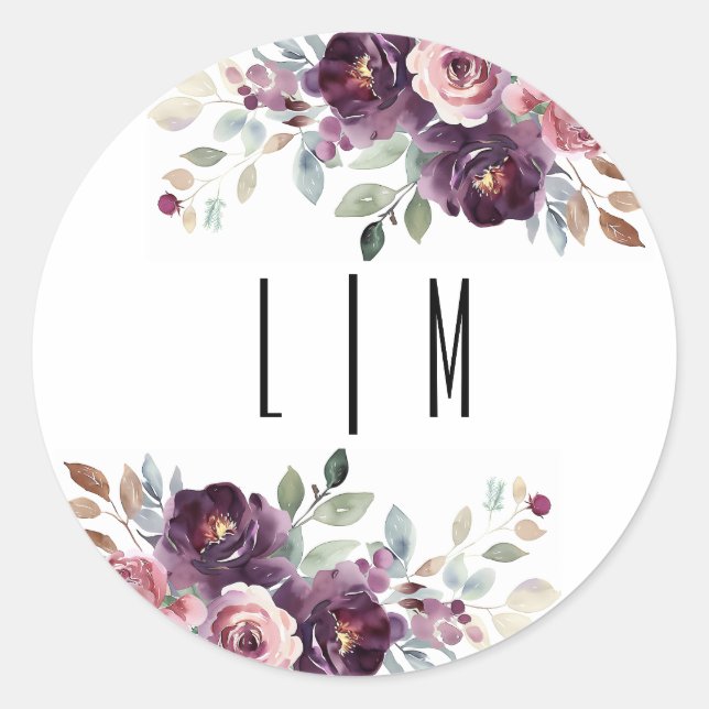 Pegatina Redonda Sangria (Anverso)