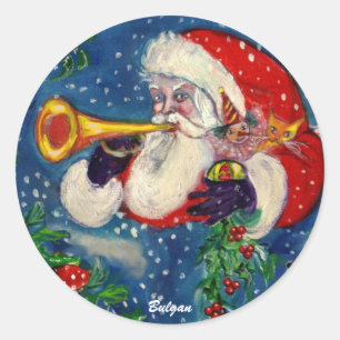 PEGATINA REDONDA SANTA BUGLER