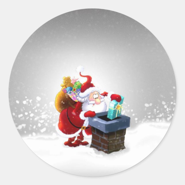 Pegatina Redonda Santa en la parte superior del techo (Anverso)