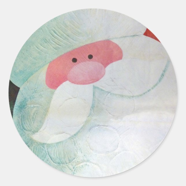 Pegatina Redonda Santa Face (Anverso)