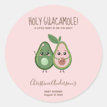 Santo Guacamole Aguacate Rosa Baby Shower