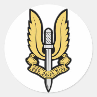 Pegatina Redonda SAS Insignia