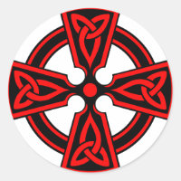 saxon cruz celta roja vistar wicca pagano