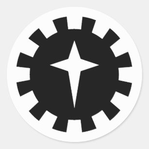 Pegatina Redonda SCA Reino del Norte