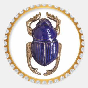 Pegatina Redonda Scarab souvenir