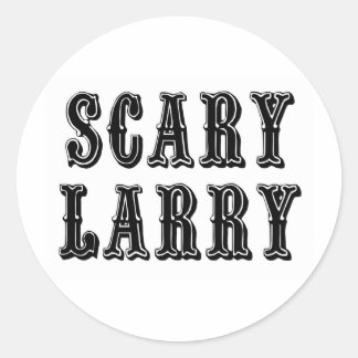 Pegatina Redonda Scary Larry