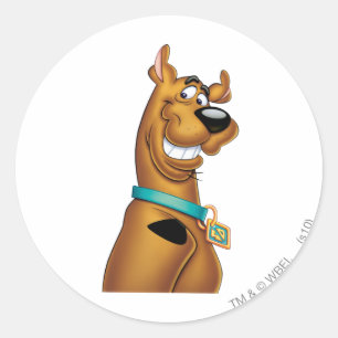 Pegatina Redonda Scooby-Doo Grin