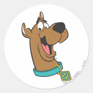 Pegatina Redonda Scooby-Doo Happy Face