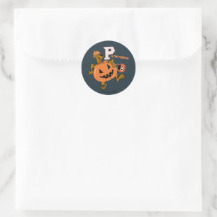 Pegatina Redonda Scooby-Doo   P es para Calabaza