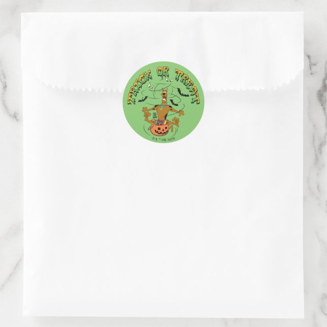 Pegatina Redonda Scooby-Doo | Trick of Treat (Bolso)
