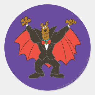 Pegatina Redonda Scooby Dracula