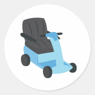 Pegatina Redonda Scooter