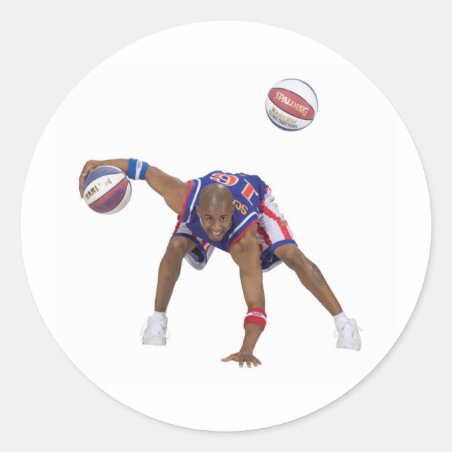 Pegatina Redonda Scooter Christensen (Anverso)