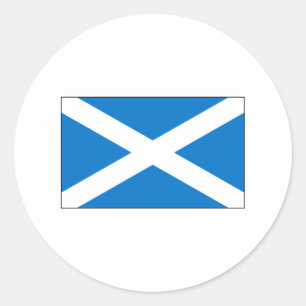 Pegatina Redonda Scotland FLAG International