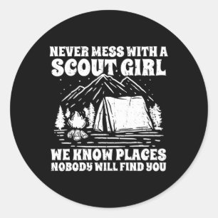 Pegatina Redonda Scout