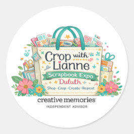 Pegatina Redonda Scrapbook Expo Sheet Stickers 2026