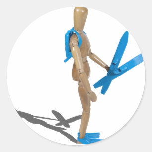 Pegatina Redonda ScubaEquipmentSkiis030111