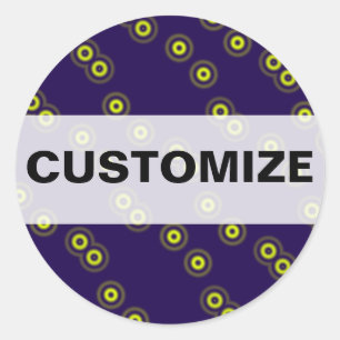 Pegatina Redonda Se acercan los gérmenes