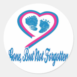 Pegatina Redonda Se fue pero no se olvidó