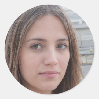 Pegatina Redonda Sé tu propio héroe