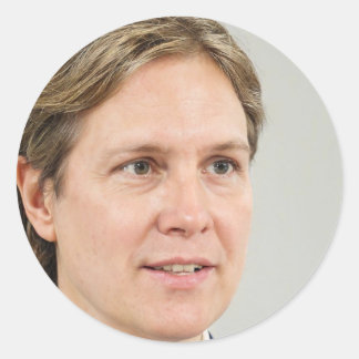 Pegatina Redonda Sea el cambio que desee ver