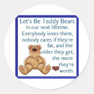 Pegatina Redonda Seamos Teddy Bears