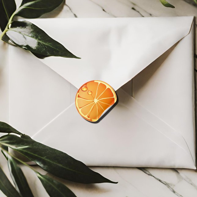 Pegatina Redonda sector naranja no 2 (Subido por el creador)