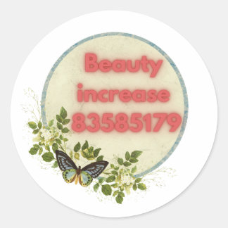 Pegatina Redonda Secuencia de Grobovoi, aumento de belleza, 8358517