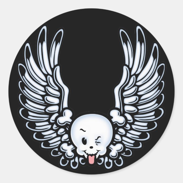 Pegatina Redonda Secuestro (Anverso)