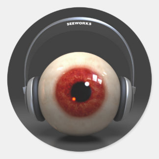 Pegatina Redonda seeworks identity