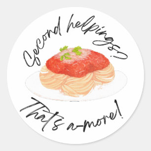 Pegatina Redonda Segunda ayuda