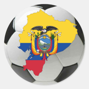 Pegatina Redonda Selección de Ecuador