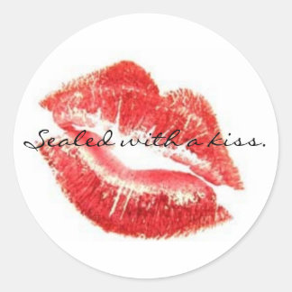 Pegatina Redonda Sellado