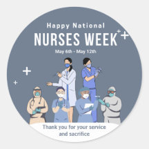 Semana Nacional de Enfermeras de personalizable