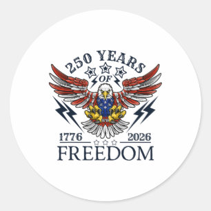Pegatina Redonda Semi Quincentenario 250° Com