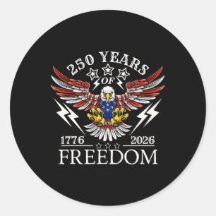 Pegatina Redonda Semi Quincentenario 250° Com