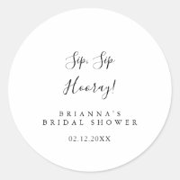 Sencilla Sip Minimalista Huoray Bridal Shower