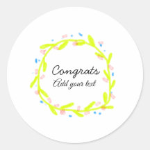 Sencillas felicitaciones mínimas graduación añadir