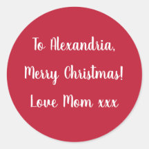Sencillo Feliz Navidad de Mamá Rojo y Blanco
