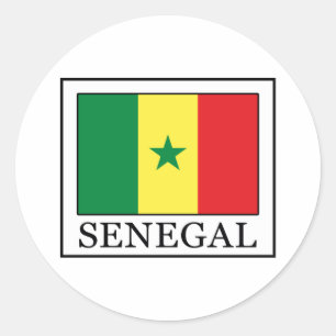 Pegatina Redonda Senegal
