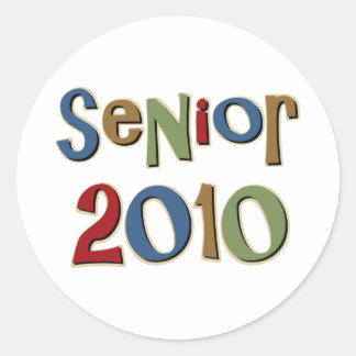 Pegatina Redonda Senior 2010