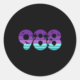 Pegatina Redonda Sensibilización sobre la prevención del suicidio S