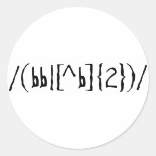 Pegatina Redonda Ser O No Ser