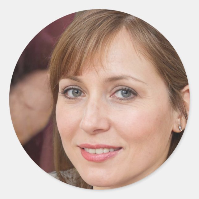 Pegatina Redonda Ser un soñador (Anverso)