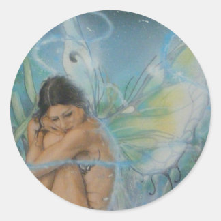 Pegatina Redonda Serenidad