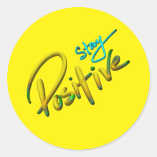 Pegatina Redonda Serenidad iluminada por el sol